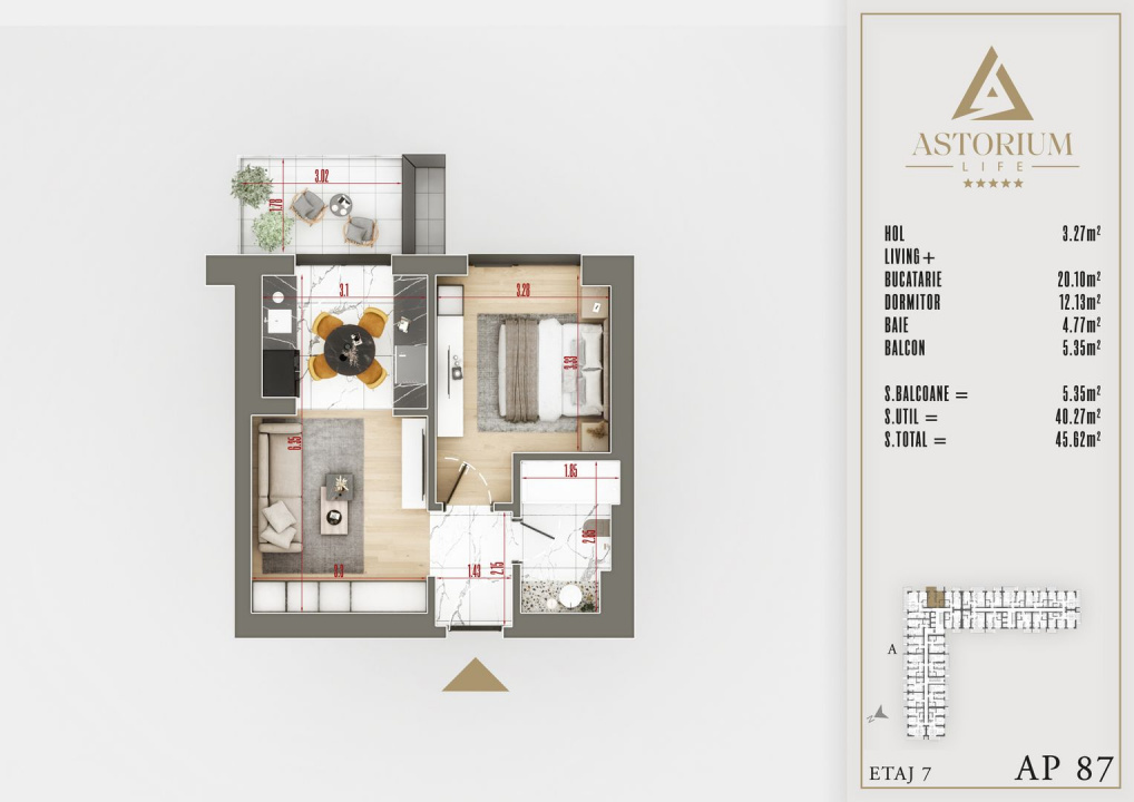 Titan Pallady 2 Camere studio Astorium exclusiv blocul A predare 2025